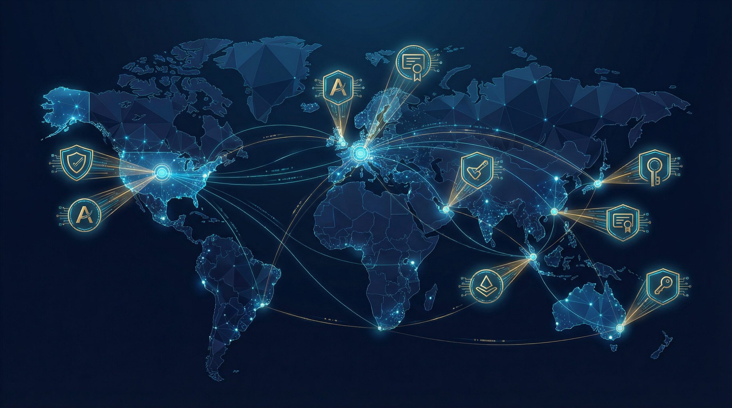 Global map showing accredited investor requirements for tokenized securities across major financial jurisdictions