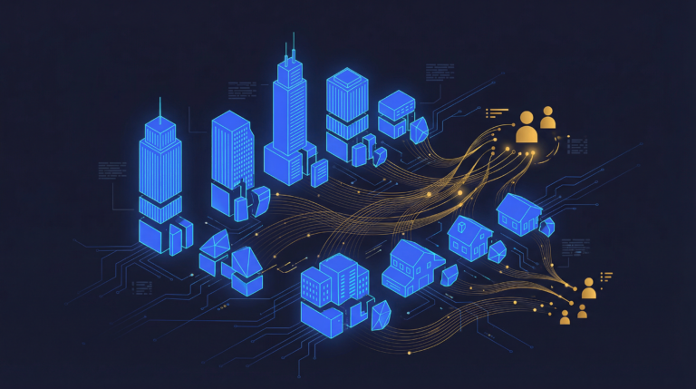 Investor analyzing the best real estate tokenization platforms 2026 on a digital dashboard