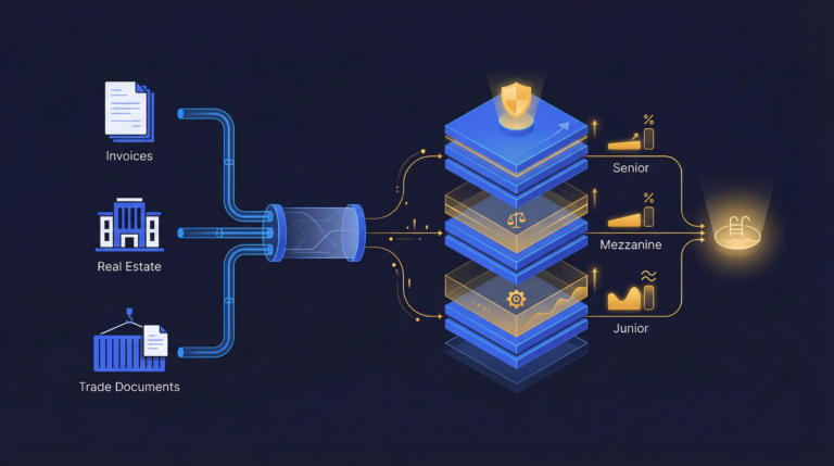 Centrifuge review 2026 dashboard showing real-world asset lending pools and CFG token data