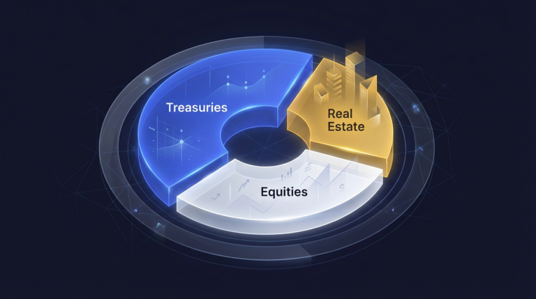 Investor analyzing how to invest in tokenized assets on a digital trading platform dashboard