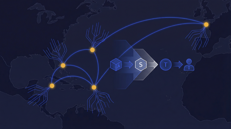 Map highlighting offshore tokenization jurisdiction comparison including Cayman Islands, BVI, and Bermuda.