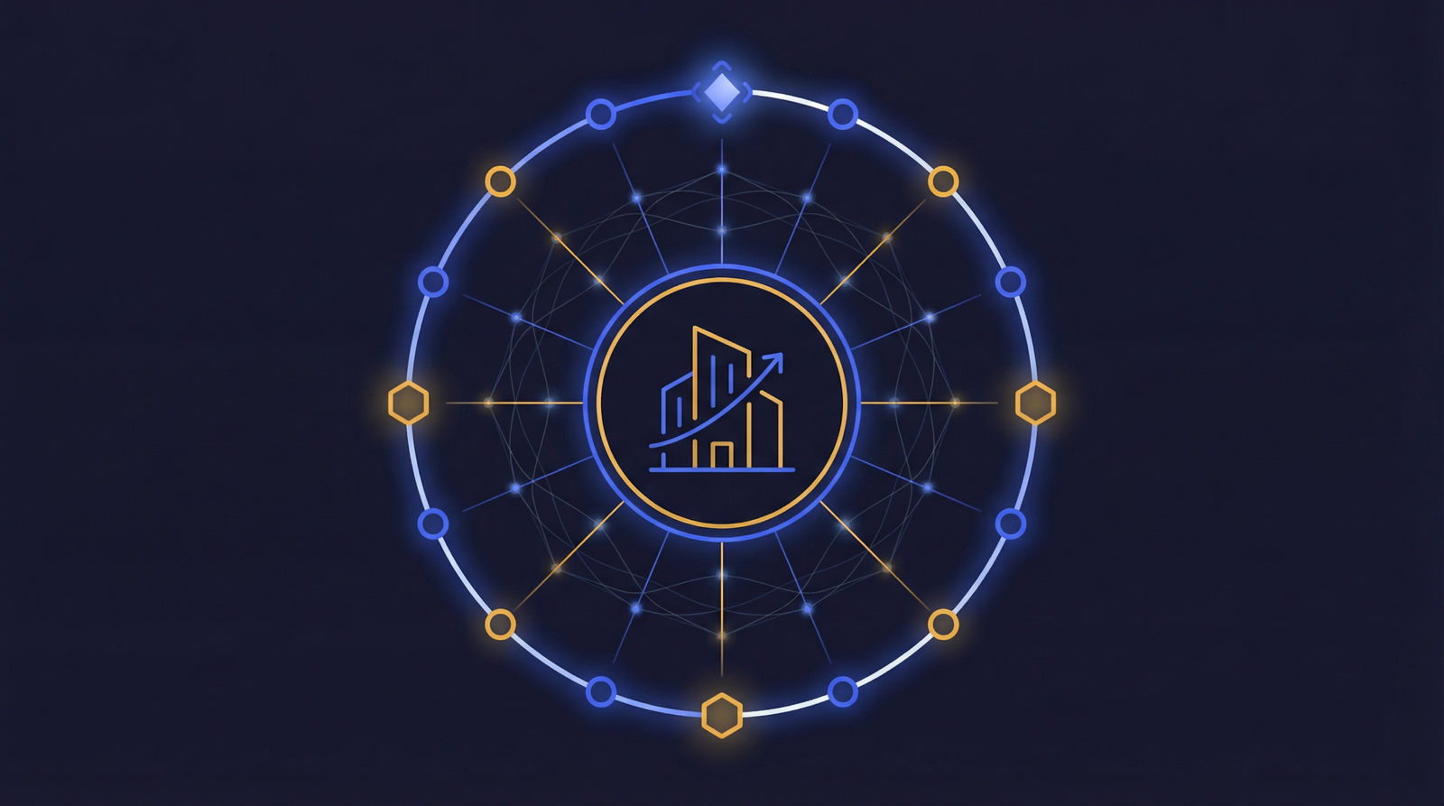 Founder reviewing post-STO operations dashboard showing ongoing compliance metrics and security token holder data.