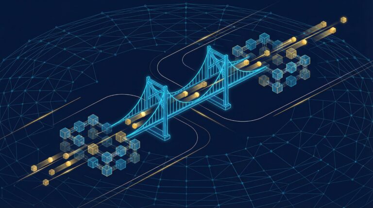 SWIFT Chainlink tokenized assets integration architecture diagram showing cross-chain bank connectivity.