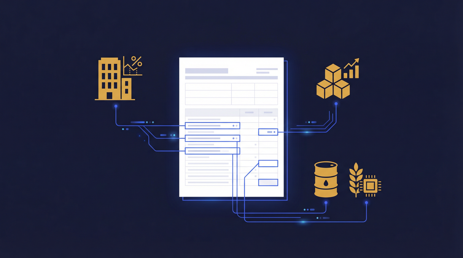 Tax forms and digital charts representing tokenized assets tax strategies for US investors