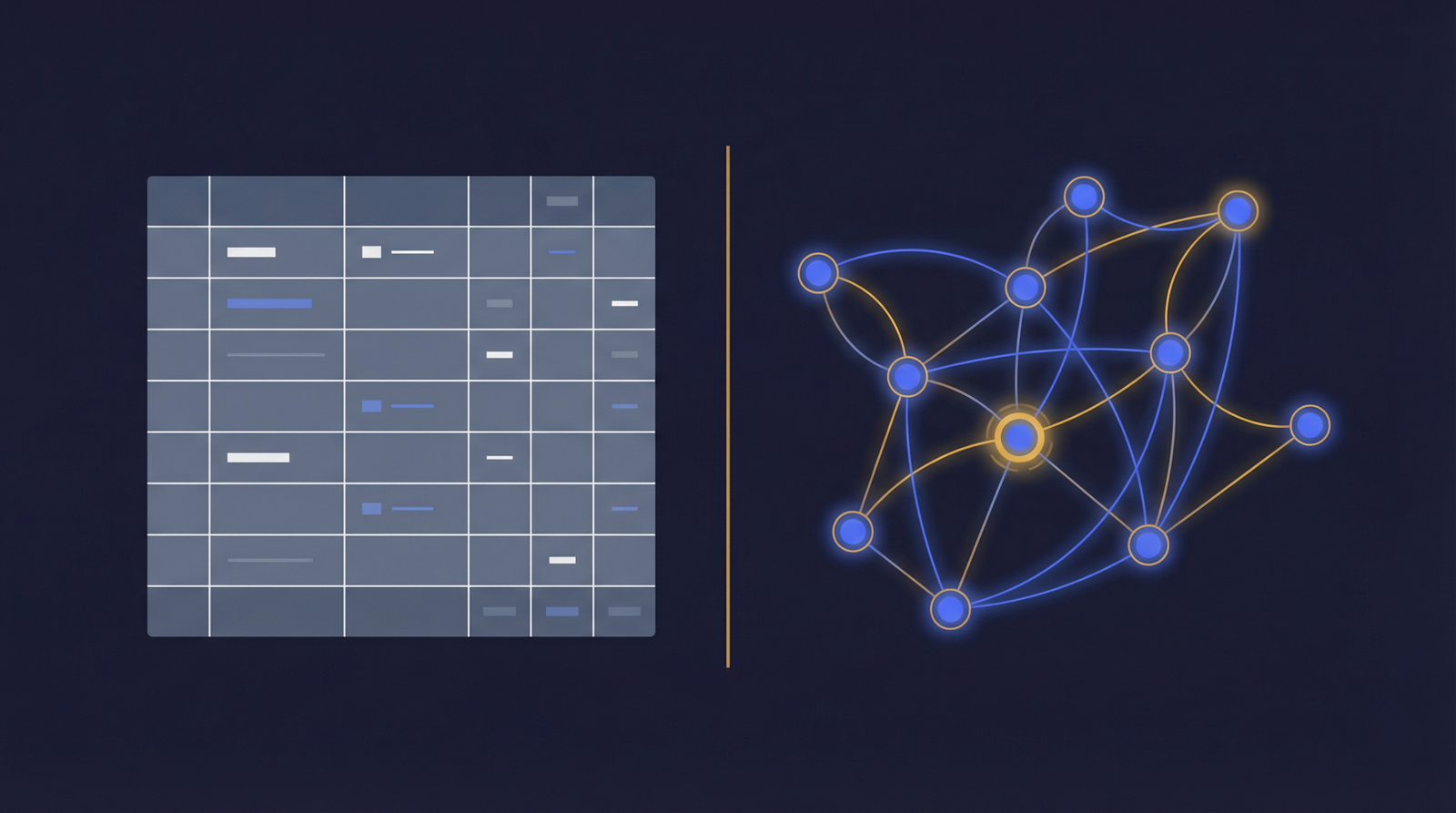 Abstract comparison of a digital blockchain tokenized cap table versus traditional Carta equity management software.