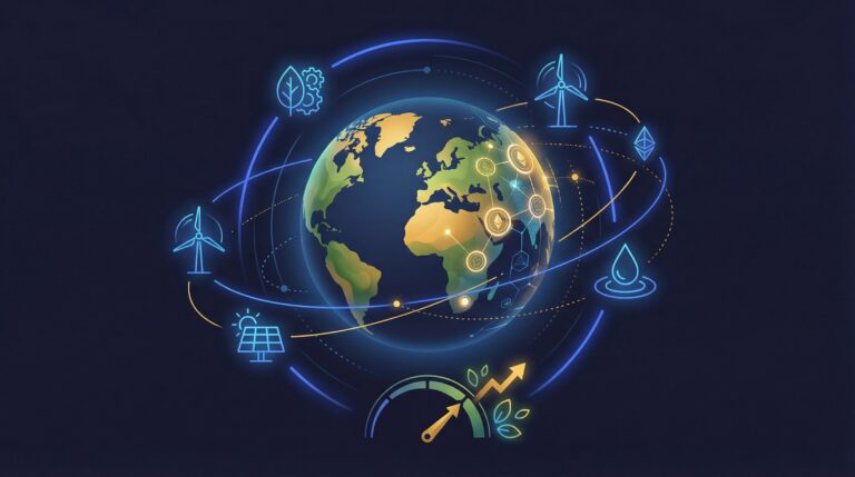 Digital representation of tokenized carbon credits ESG assets on a blockchain network