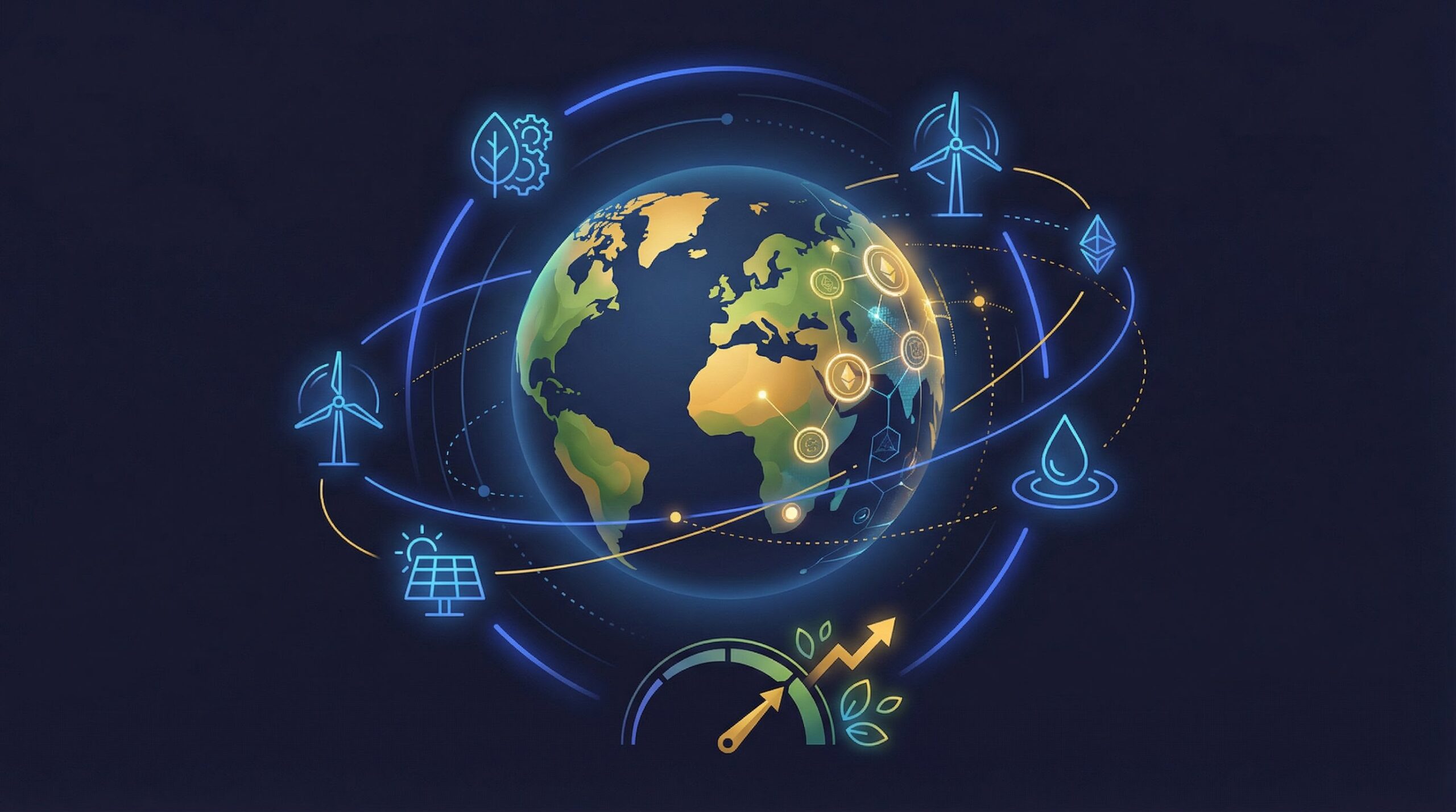Digital representation of tokenized carbon credits ESG assets on a blockchain network