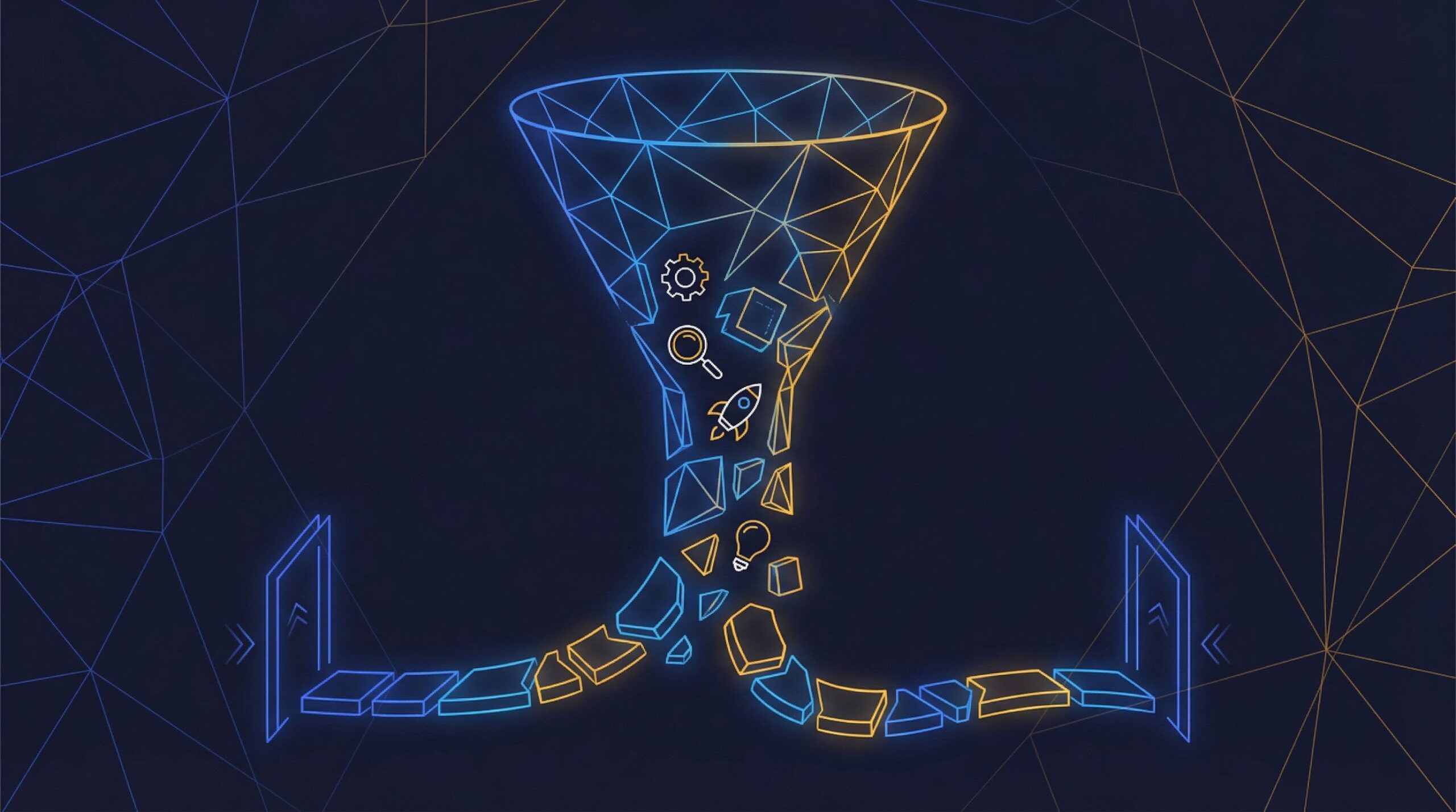 Digital tokens representing venture capital fund shares on a financial chart illustrating secondary market liquidity